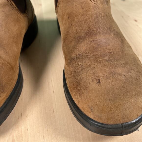 Blundstone Brown Leather Chelsea Boots Women’s Size 8 US / 5 AUS Distress Wear - Picture 4 of 11